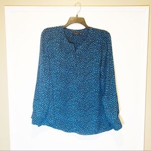 Women’s Plus Size Apt. 9 Polka Dotted Blouse - 2X